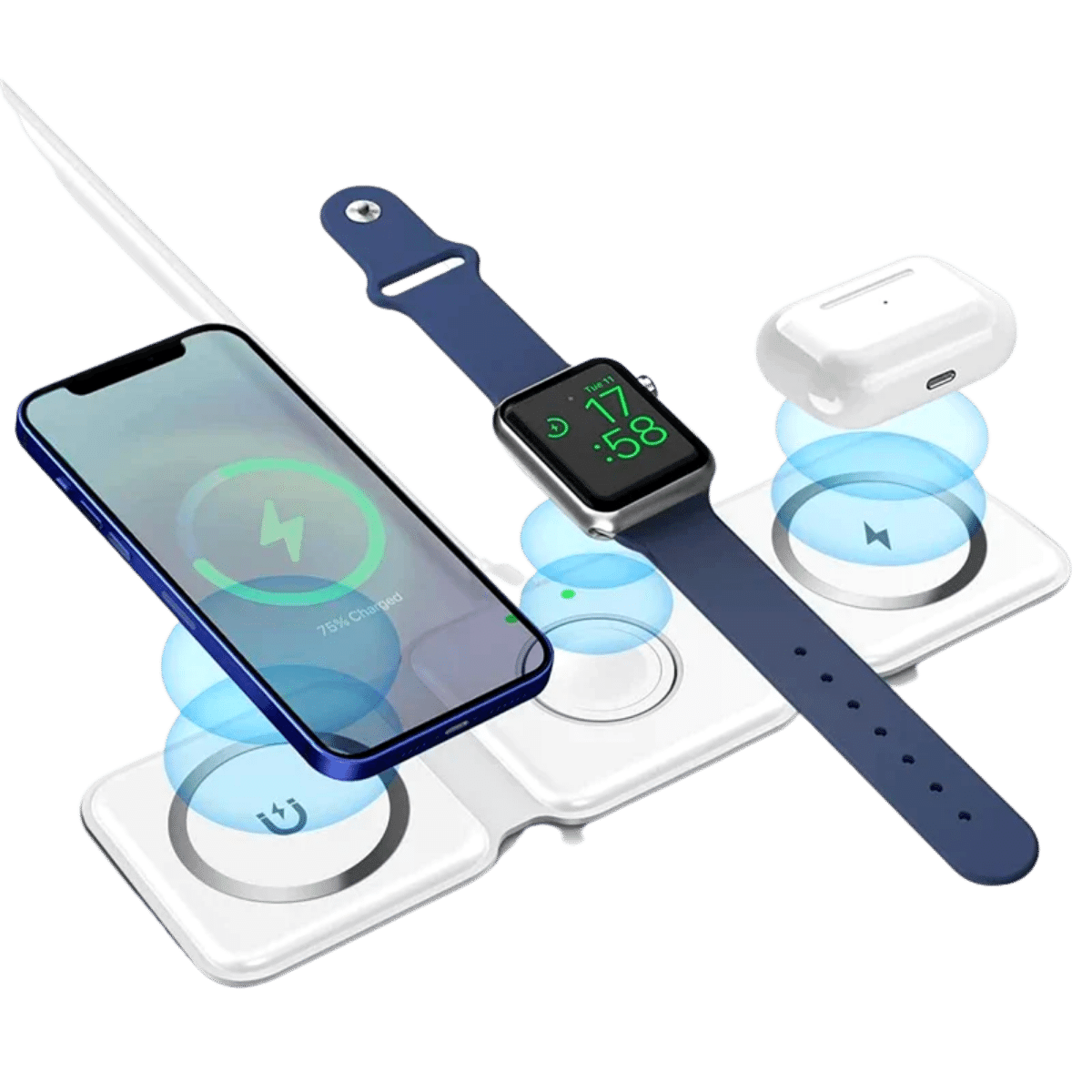 3-in-1 Foldable Wireless Fast Charger